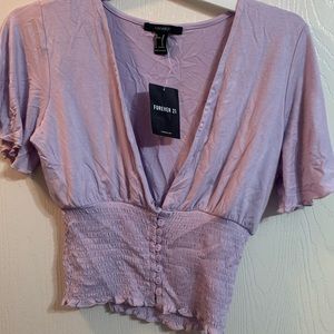 Lilac crop top, I will do free shipping